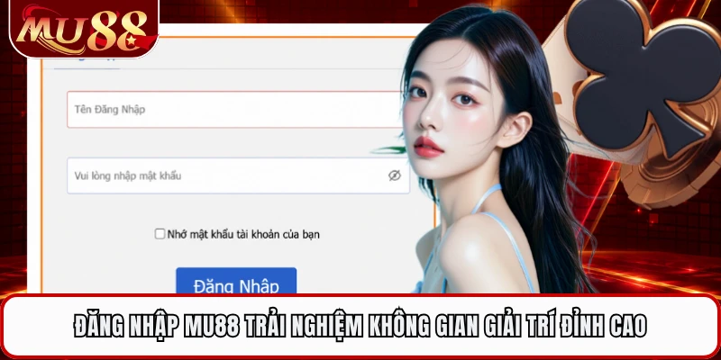 Đăng nhập MU88 trải nghiệm không gian giải trí đỉnh cao